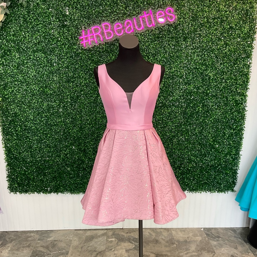 Elegant Pink Cocktail Dress